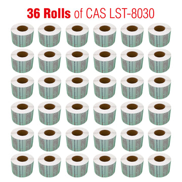 CAS8030-36 Printing Scale Label, 58 x 50 mm, Non-UPC/Safe Handling, 36 Rolls of 600 Labels